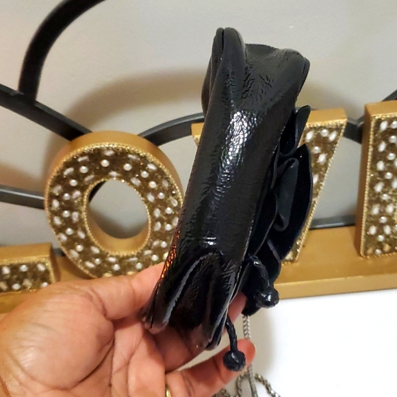 Brighton Mini Rosie Patent Leather Large Coin Purse Crossbody - Picture 10 of 10